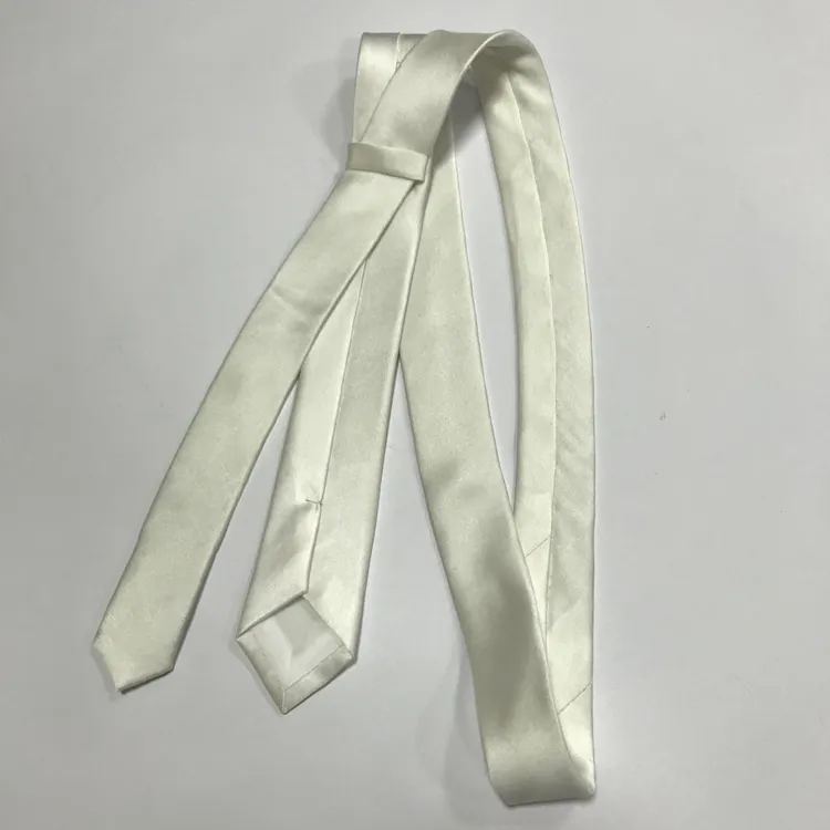 14 мм 100% шелковая ткань шармёз Белый шелковый галстук для рисования