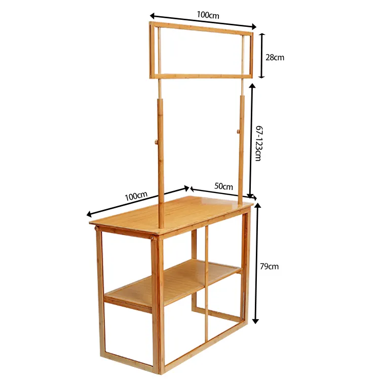 Hot Sale Outdoor Advertising Display Stand Food Promotion Reception Counter Table for Events and Shops