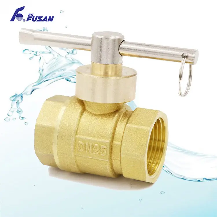 OEM 1/2 - 2 inch Lockable Brass Ball Valve With Lock,Lock ball Valves Price