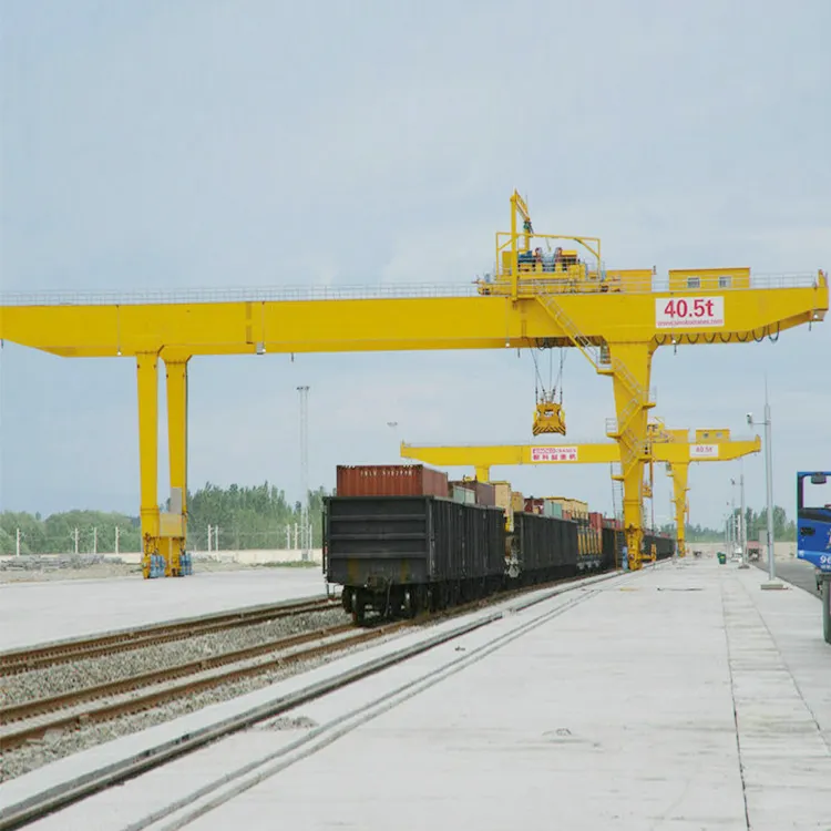 Кран Goliath с рельсовым креплением 20 25 30 40 50 тонн, порт, грузовой козловой кран
