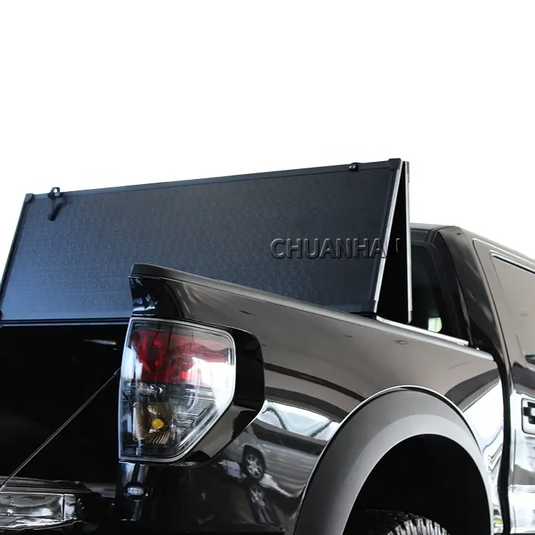 Hard Folding Aluminum Tonneau Cover for Chevrolet Silverado Sierra