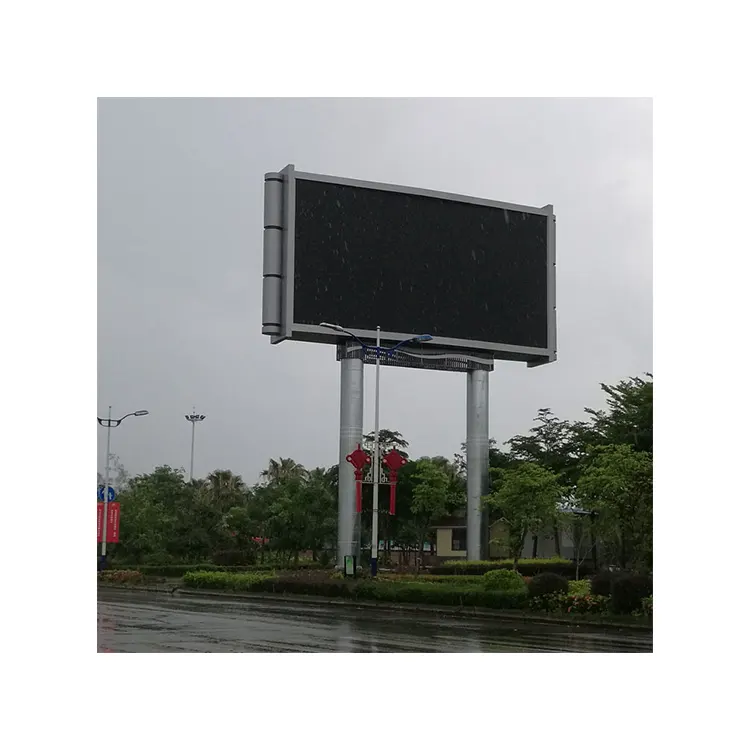 Factory Direct Supply Customized Metal Unipole Structure Outdoor Digital Billboard