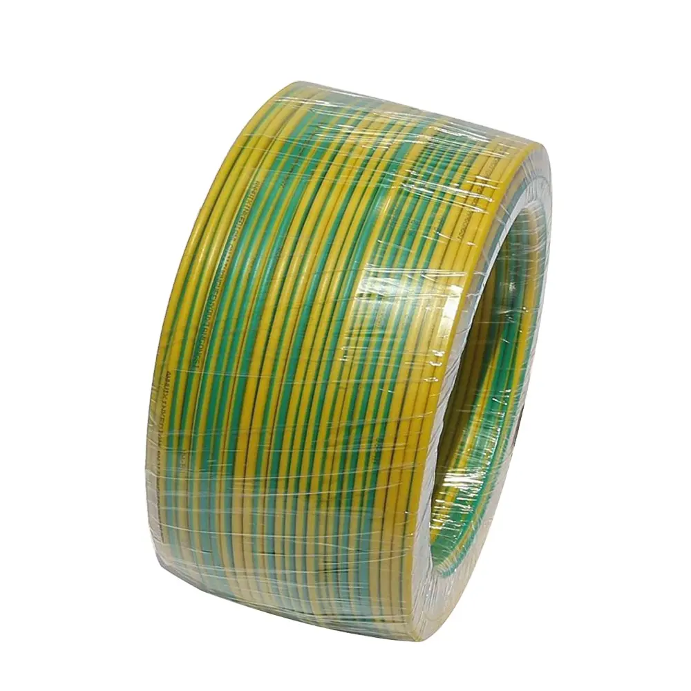 1*16mm2 H07V-K  Earth cable Green /Yellow tinned and UV resistant cable