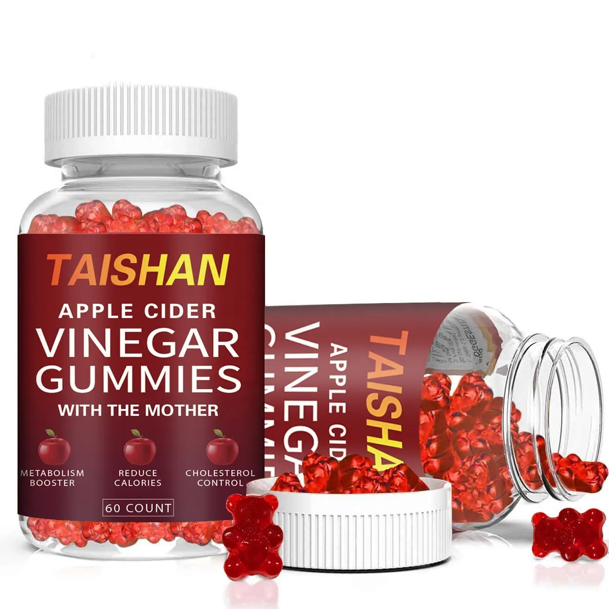 Private label Promote digestion weight loss vegan apple cider vinegar gummies reduce appetite Organic candy