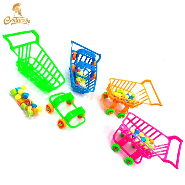 Мини-корзина для покупок в форме конфет, игрушка «сделай сам», сборные пластиковые конфеты, игрушка