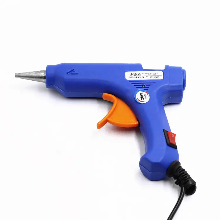 BAS-A6 Switch Hot Melt Furnace Gun 20W Small Glue Gun High Temperature Mini Ribbon Hot Melt Glue Gun