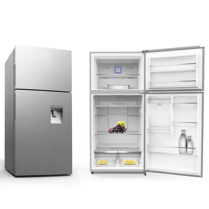202 Liters Two Door Freezer Fridge Top Freezer Small Double Door Refrigerator