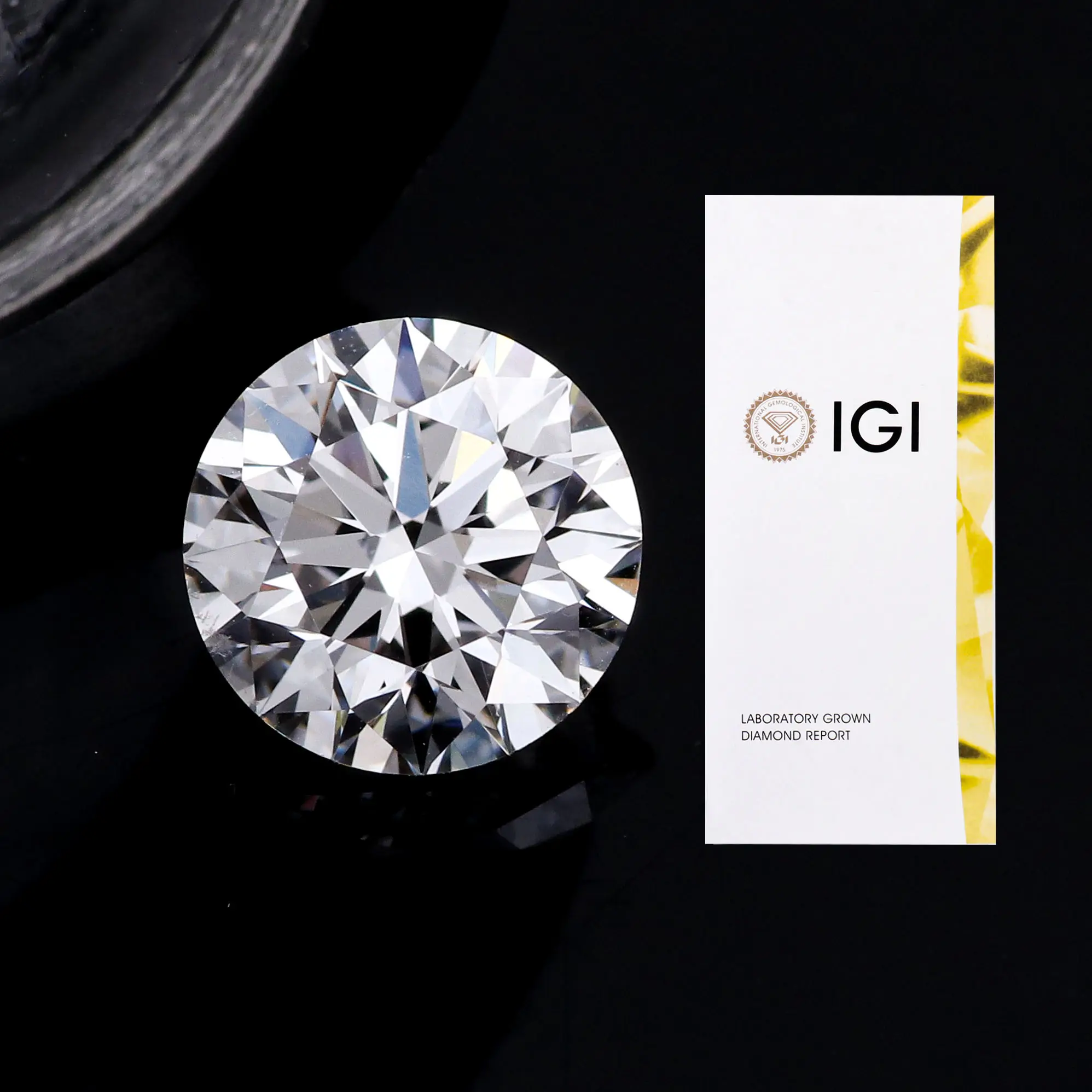2.6ct IGI сертификат круглой бриллиантовой огранки сердечно-сосудистых заболеваний лаборатории grwon бриллиантов VS2 EX Cut польские, синтетический алмаз, оптовая продажа