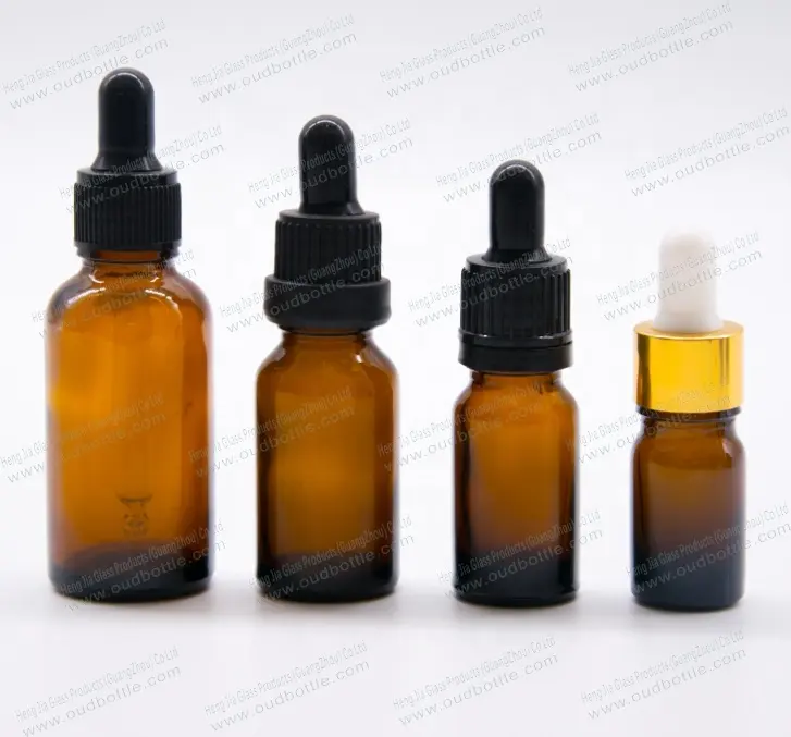 1Oz 2Oz 2 Oz 5Ml 10Ml 15Ml 20Ml 30Ml 30 Ml Frosted Brown Amber Glass Bottle With Dropper