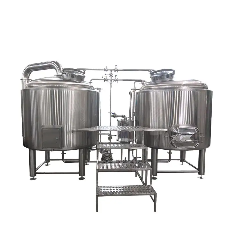 Artisans brasseurs 500l 5hl beer brewing equipment steam heating brewery equipment