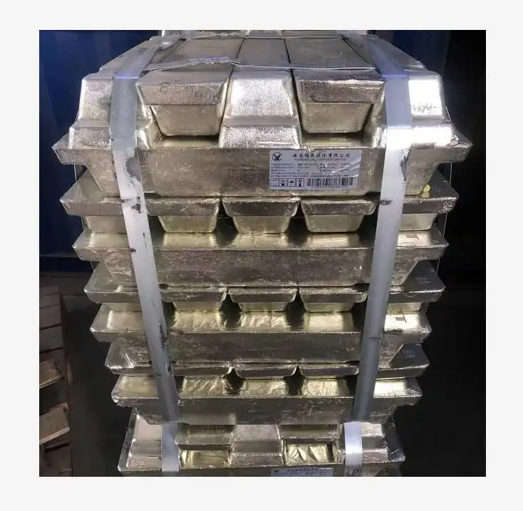 High Pure tin ingot cheap price big stock from factory 99.9%, 99.95% ,99.99% purity