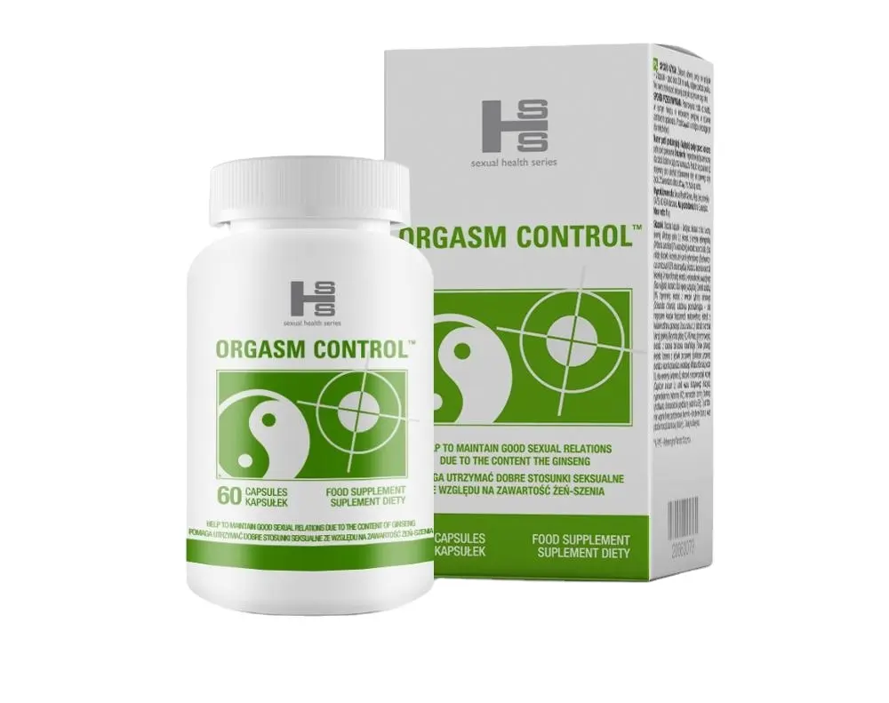 ORGASM CONTROL 60 Pills Orgasm Delay Pills for Men Long Time Sex Capsules Best Selling EU Made Premature Ejaculation Pills