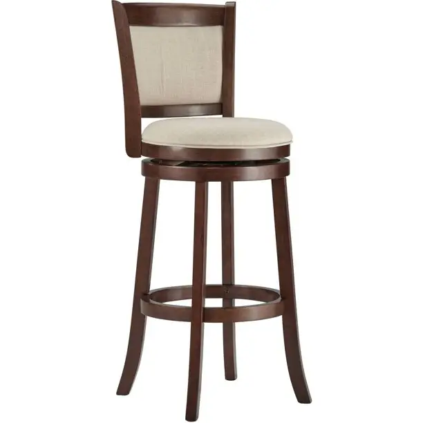 Высококлассный Поворотный Барный высокий стул с мягкой обивкой, кухонные барные стулья