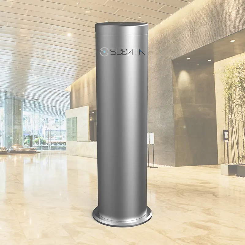 SCENTA Wholesale HVAC System Bluetooth Control Automatic Aromatherapy Waterless Cool Mist Essential Oil Scent Diffuser Machine