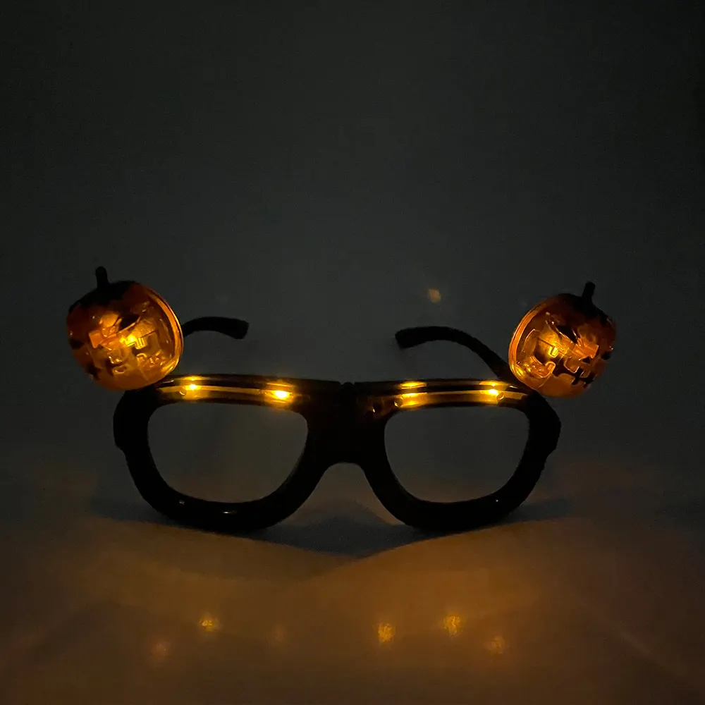 Ishine Halloween Event Party Favors Supplies LED Pumpkin Glasses