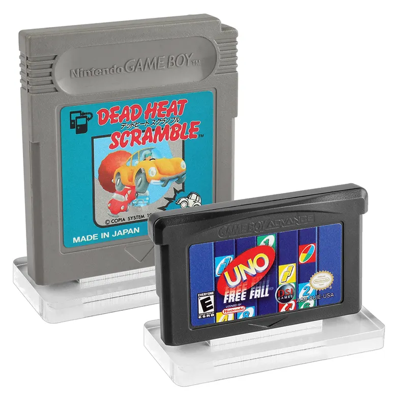 Подставка для картриджа для Nintendo Game Boy Advance GBC и GB держатель для игровых карт акриловая полка аксессуары для хранения