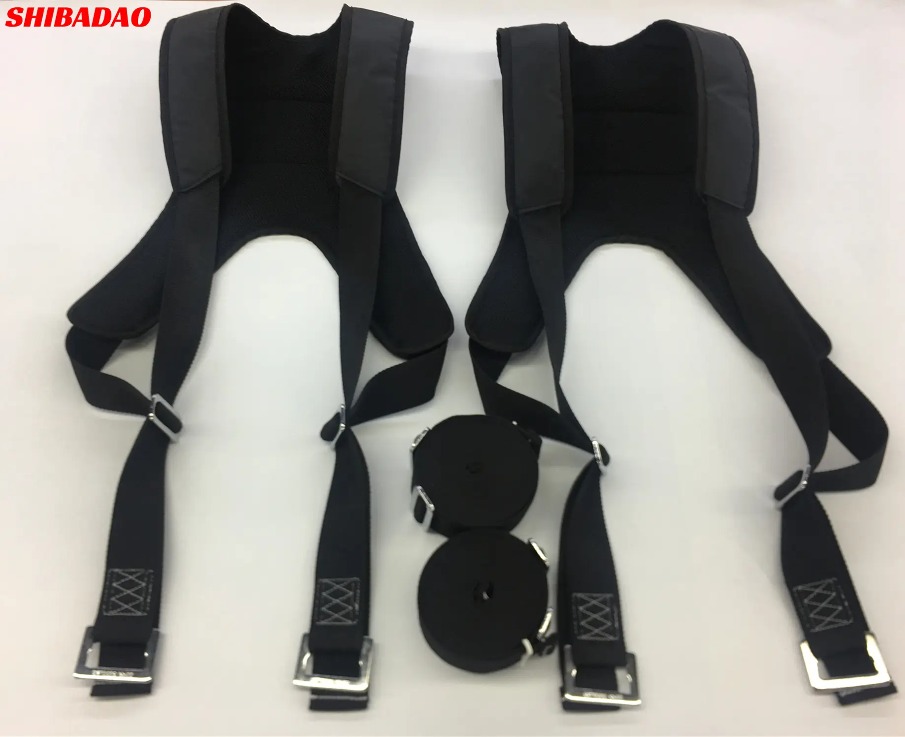 Heavy Duty Moving Harness Piano Moving strap - 2 Person 4 Meters Lifting Strap Set with Soft Shoulder Pads