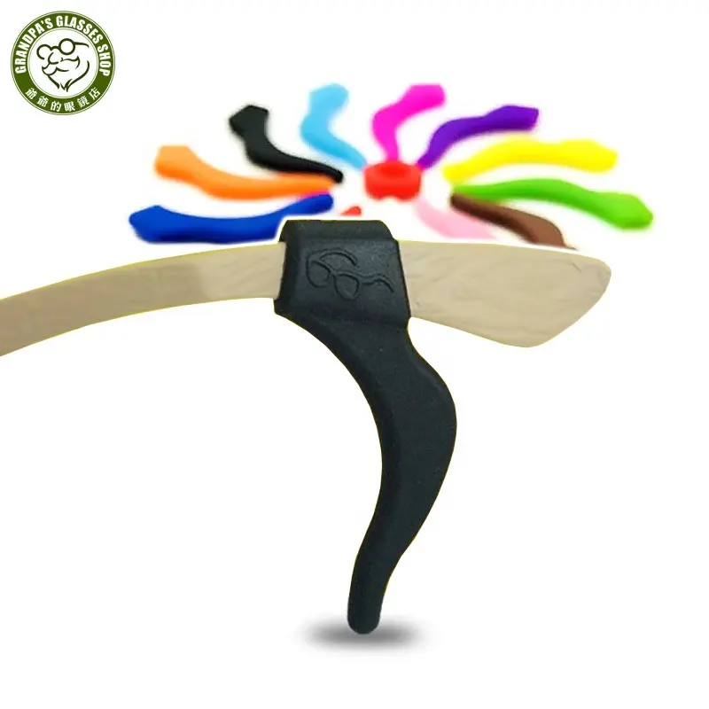 Удобные разноцветные защитные очки, силиконовый держатель для очков, ушные крючки, противоскользящие ушные крючки для очков, держатели для очков