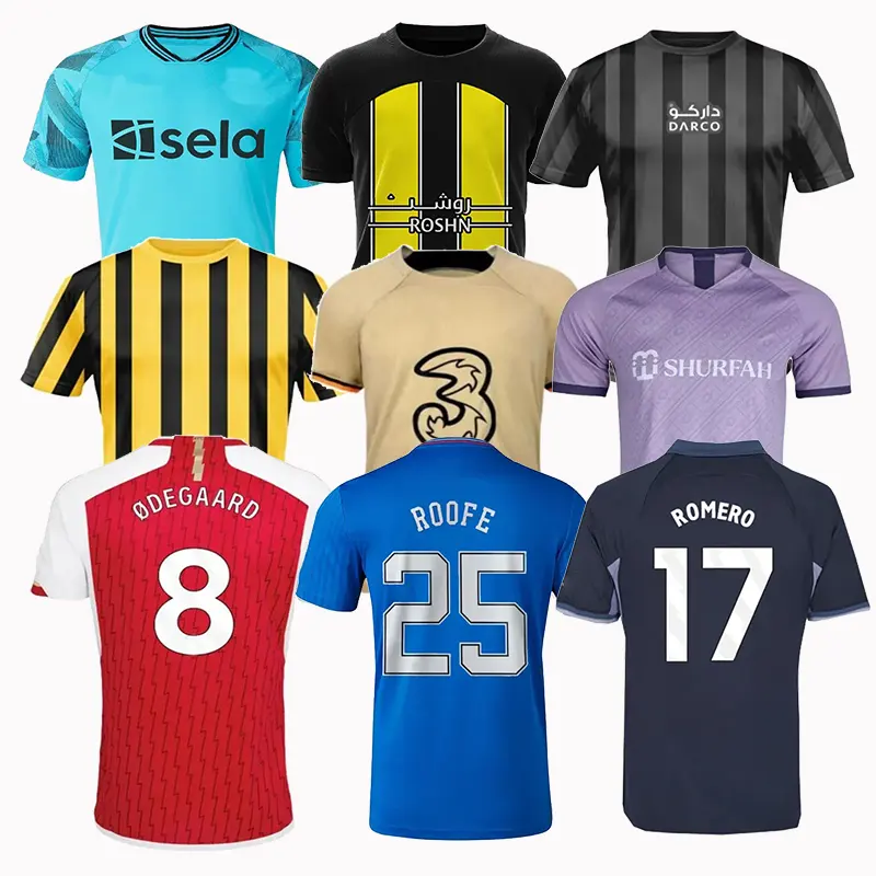 Тайское качество, Футбольная Одежда, оригинальная спортивная форма, Клубные футбольные майки, Футбольная Футболка, мужской и детский комплект