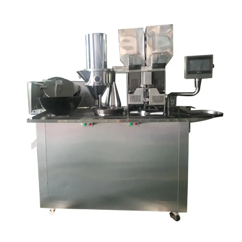 DTJ-C CE Certification New Generation Touch Screen Operation For Powder Or Granule Semi Automatic Capsule filling Machine