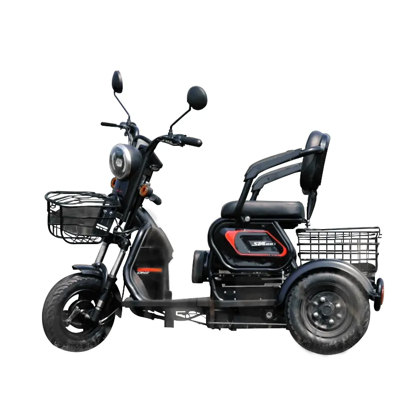 New design Electric 1000 watts 20ah Electric scooter 80Km range 3 wheel electric tricycle