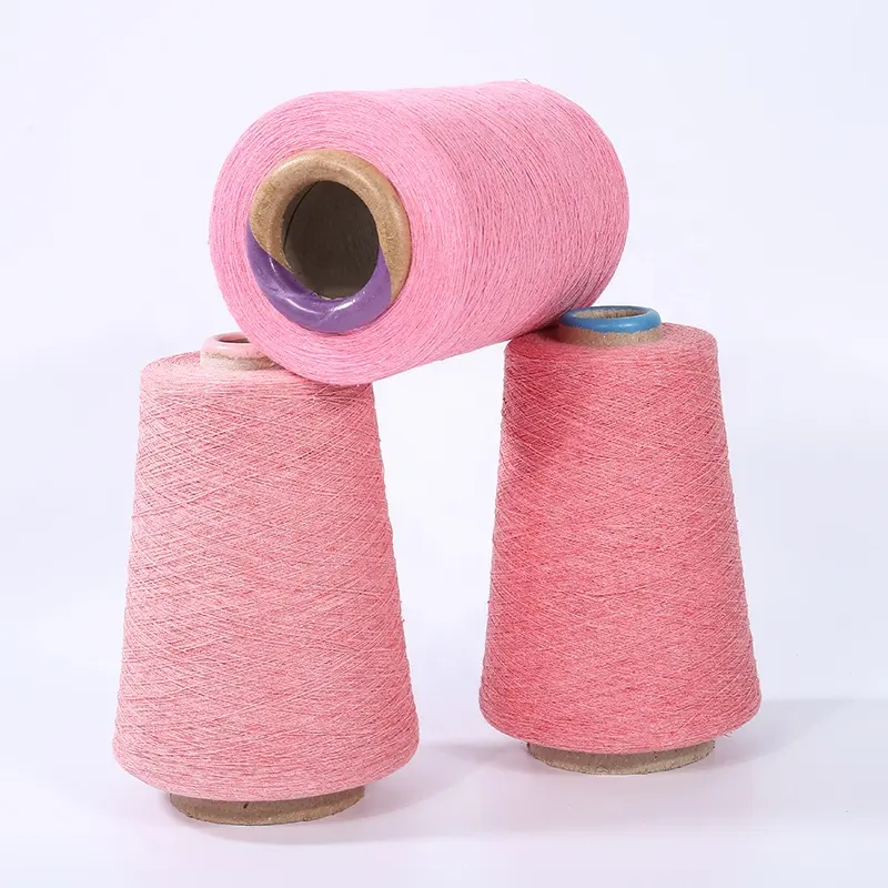 NE16/1 переработанного до 16 лет, детские носки из хлопка Цвет переработанной пряжи для носков пряжа для вязания