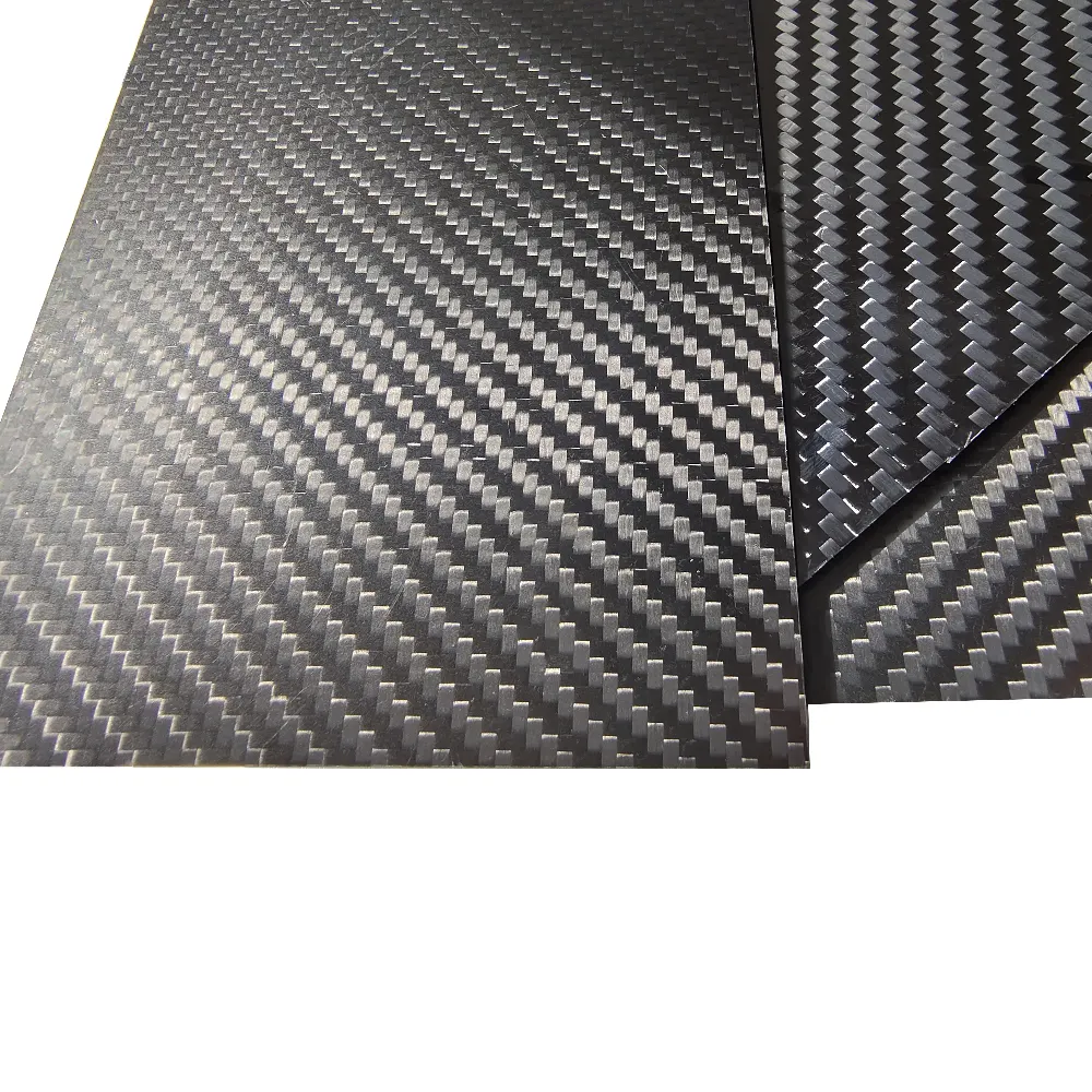 China Factory custom twill plain high temperature resistant carbon fiber sheet