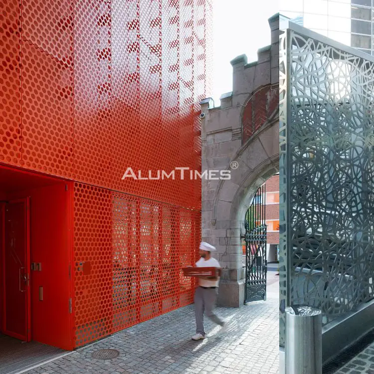 Aluminum Metal Wall Panel Plate Commercial wall cladding facade sheet