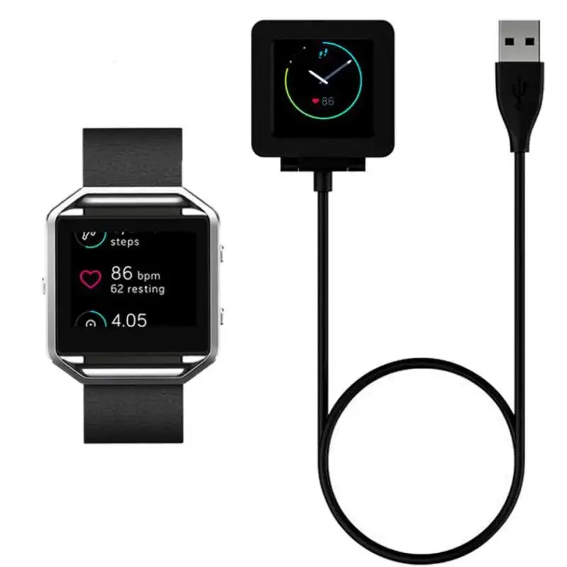 Charger Cable for Fitbit Charge versa 1 2 3 USB Charging Cable Adapter for fitbit HR flex surge force blaze alta ionic inspire