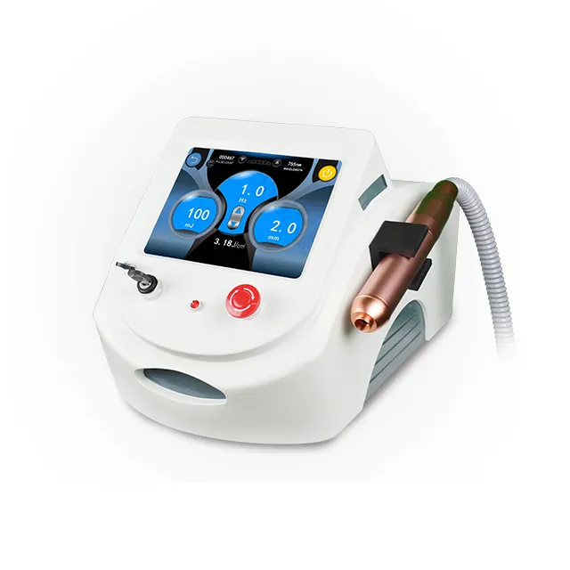 portable pico laser / permanent tattoo removal NDYag laser / pico tattoo removal laser equipment