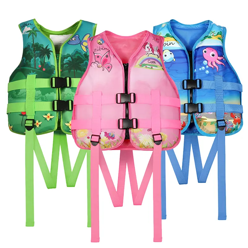 Costom Life Jacket Watersports Cartoon Printed Kids Life Vest for Fishing