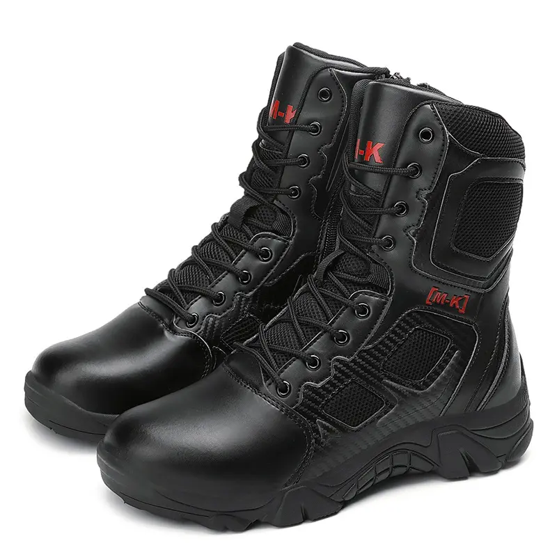 Large Size Outdoor Combat Anti-Smashing Safety Desert Tactical Boots Hiking Shoes