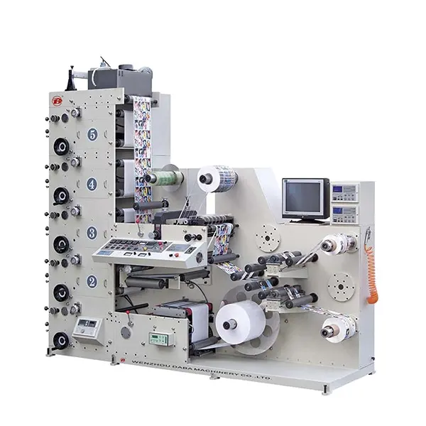 Flexo printing machine for paper