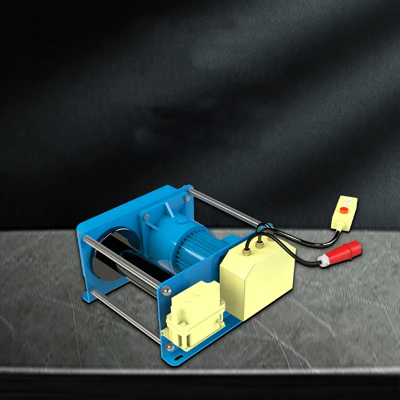 Portable Mechanical European electric pulling worm gear hoist winch