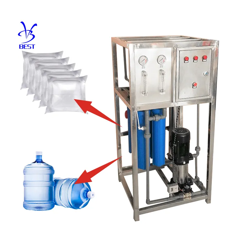 250LPH 500LPH RO System Filtration Plant Purificadora De Agua