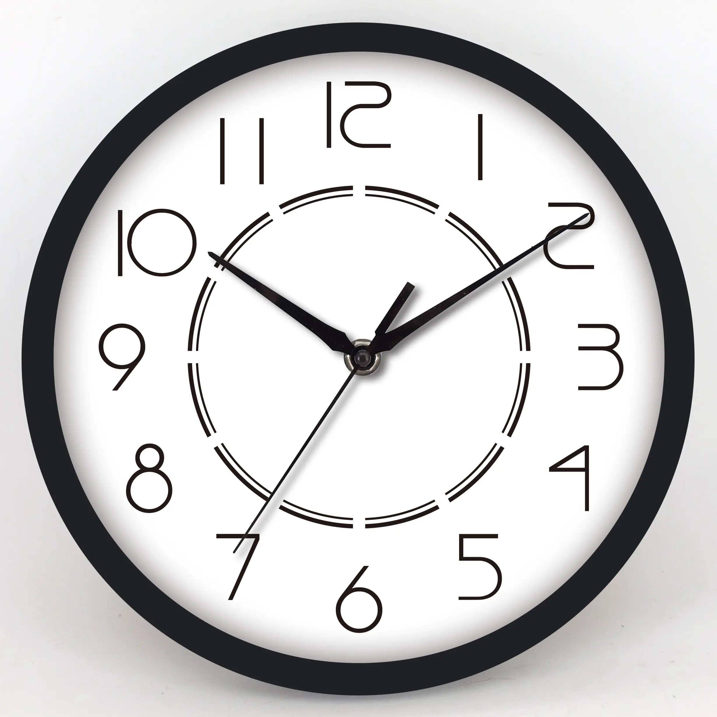 Современный стиль украшение дома круглый дизайн 12 дюймов рекламные и рекламные настенные часы с логотипом