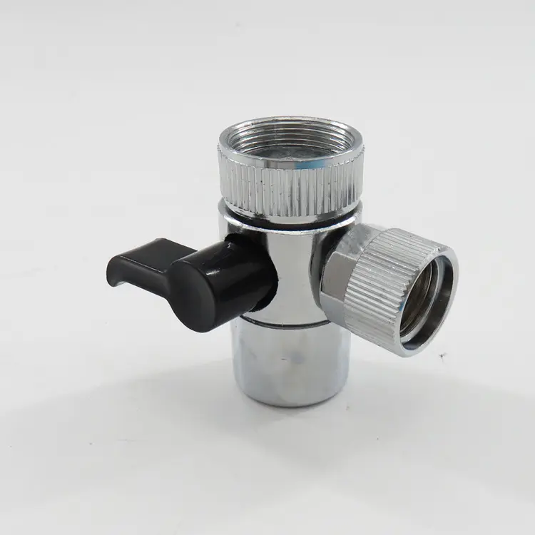 Water Filter Faucet Diverter Valve  System  Tube Connector Water Purifier Single Cut Switch Silver