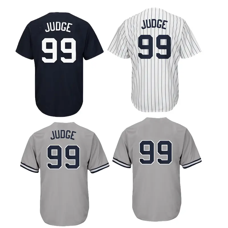 99 Aaron Judge Baseball Jerseys Custom Embroidery Jersey