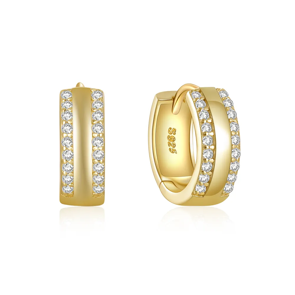 Новые модные изысканные роскошные украшения на заказ 925 стерлингового серебра серьги-кольца для женщин