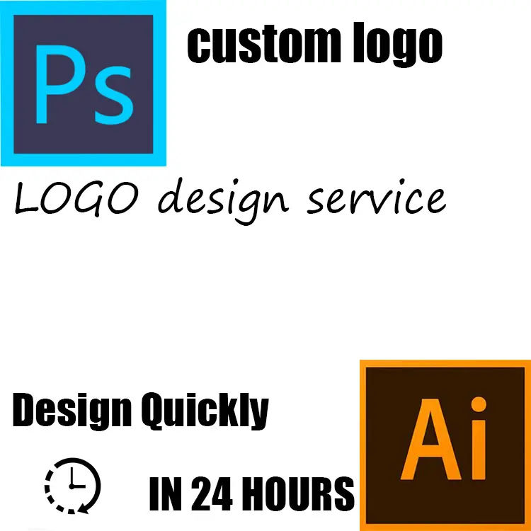 Custom Customized Logo Graphic Design Design Quickly IN 24 Hours One-to-one Service