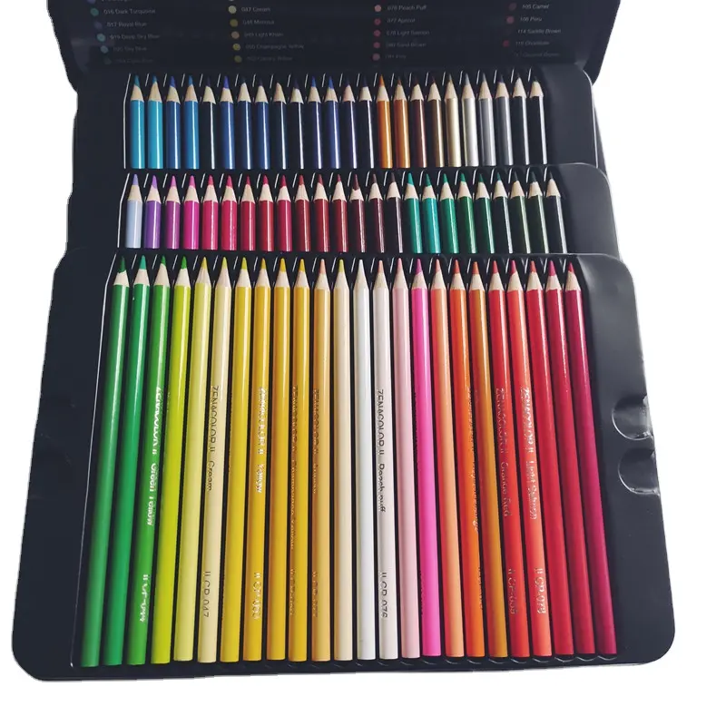 72pcs Tin Box Packed Premium High Quality Prismacolor Color Pencil