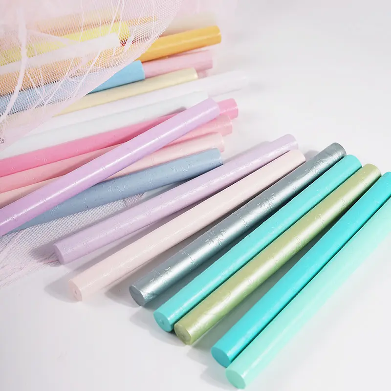 Professional Production Original Sealing Wax Stick With Pattern Multi-Color Optional Wax Stick 11*135mm Suitable Wax Gun Stick