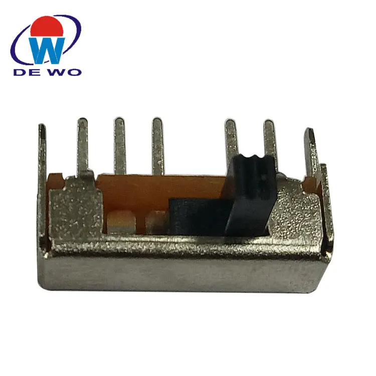 New Design Right Angle Type Switch DIP Switch 6 Pin Red Max Black Circuit Color Force Feature Mechanical Origin Customization
