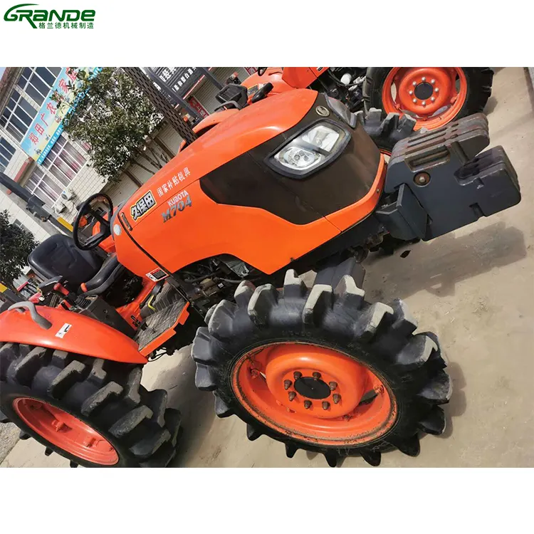 kubota M704K used mini farming tractors