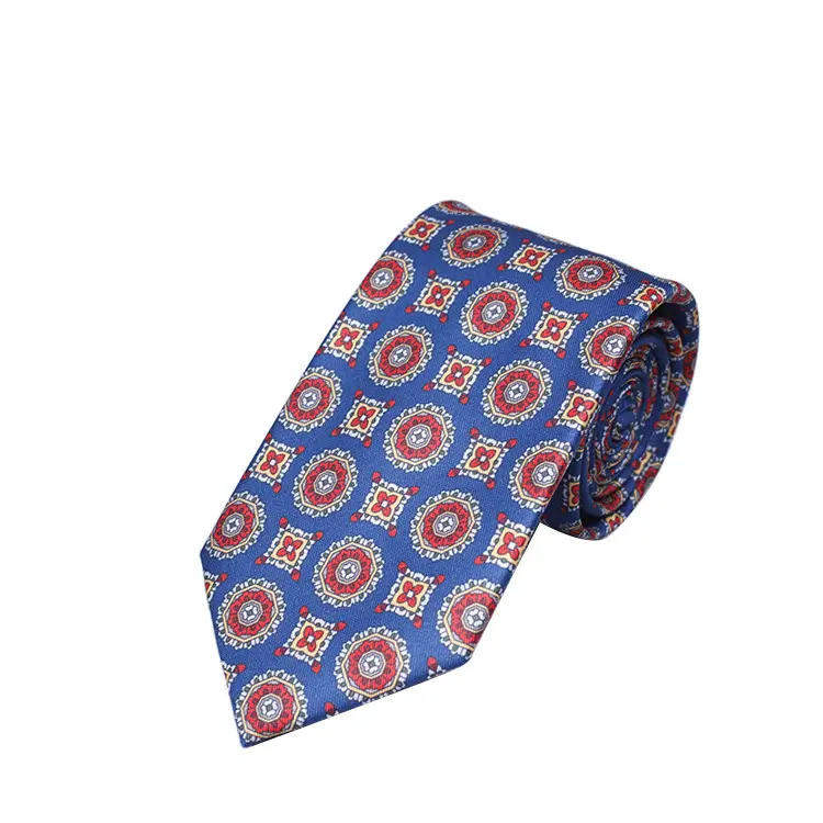 Печатный деловой галстук из полиэстера, шелковый галстук, оптовая продажа, профессиональный мужской модный универсальный формальный галстук