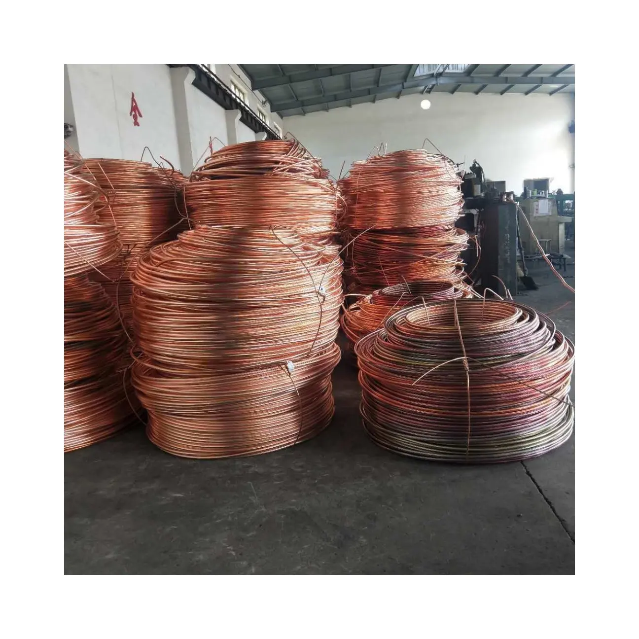 Rose Red Color Copper Wire Scrap On Sale