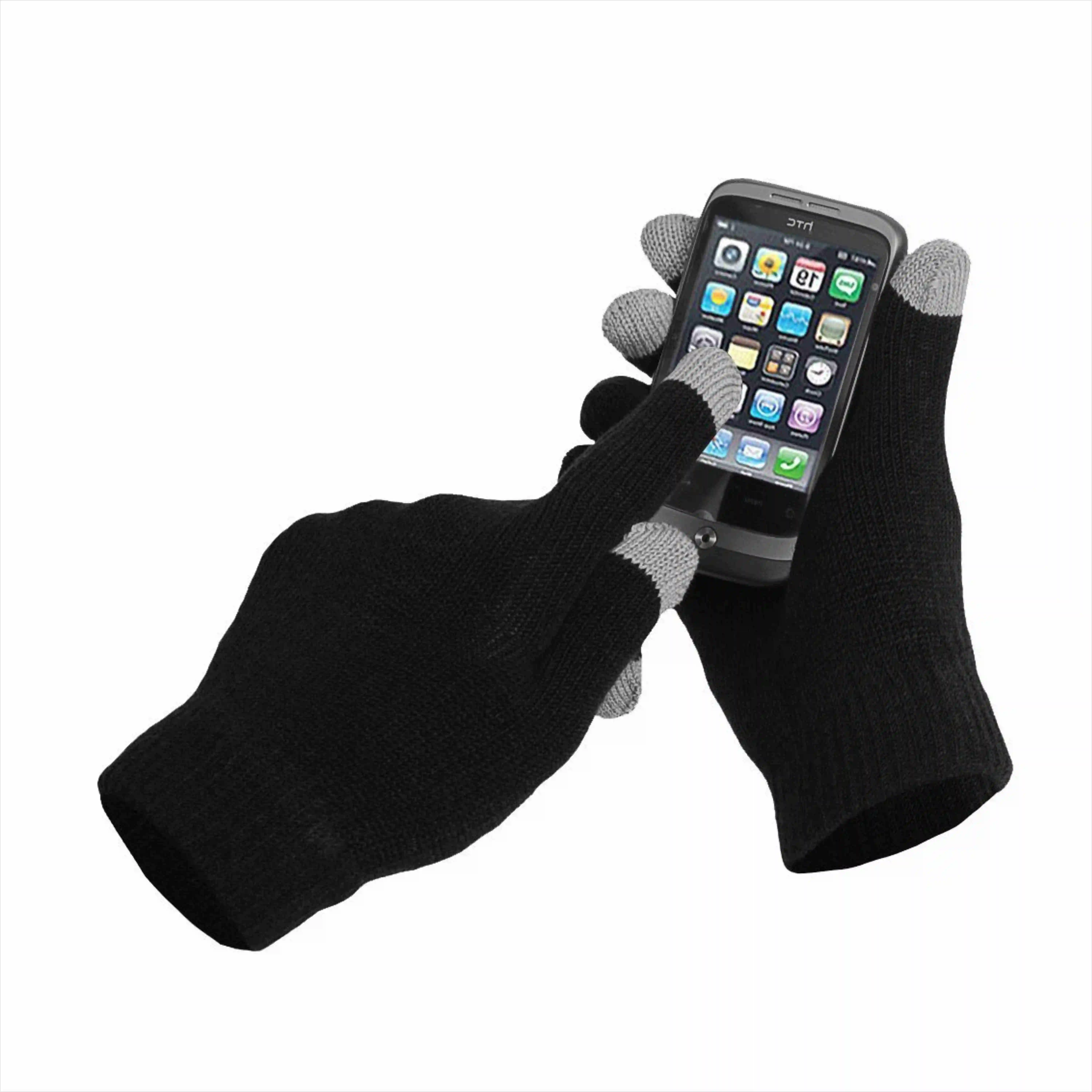 Low Price Promotional Soft Keep Warm Winter Mobile Phone Touch Screen Glove