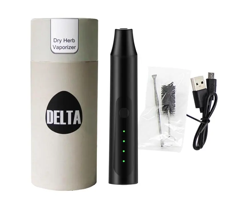 Новинка 2020, мини-испаритель для сухих трав Delta, 2000 мАч, мощная керамическая нагревательная портативная электронная сигарета