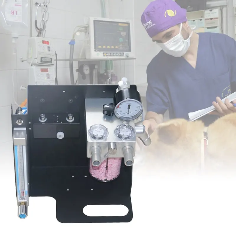 ПЭТ клиники ветеринарный газа Машина Анестезии Maquina De anestesia ветеринара ветеринарная Анестезия/anestesia машина с испарителем