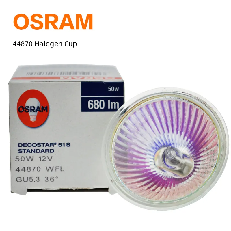 GU5.3 680LM 36 Degree 12V 50W Halogen Lamp Cup for Optical Instrument Equipment 44870SP